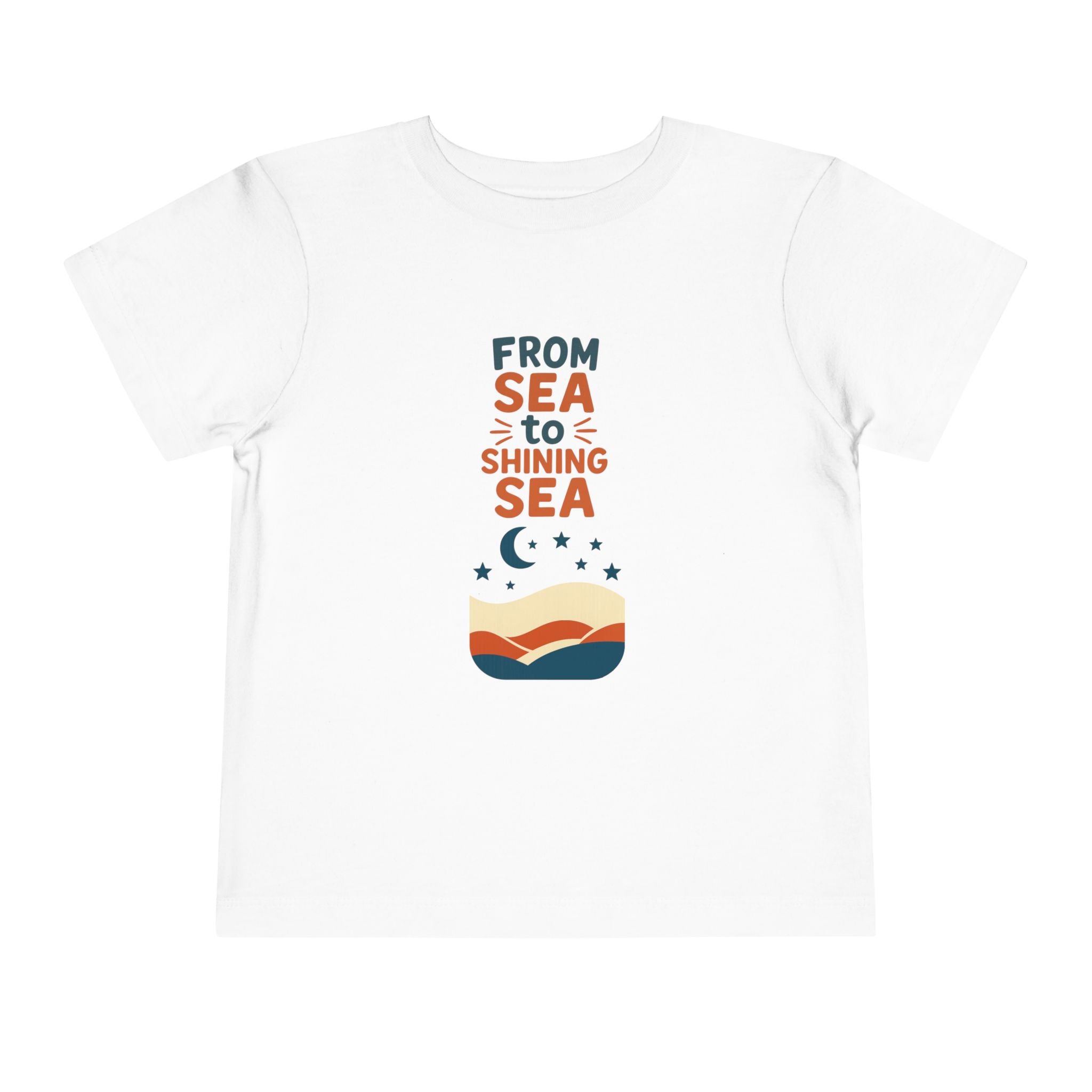 Sea to Shining Sea – Unisex Toddler Patriotic Tee