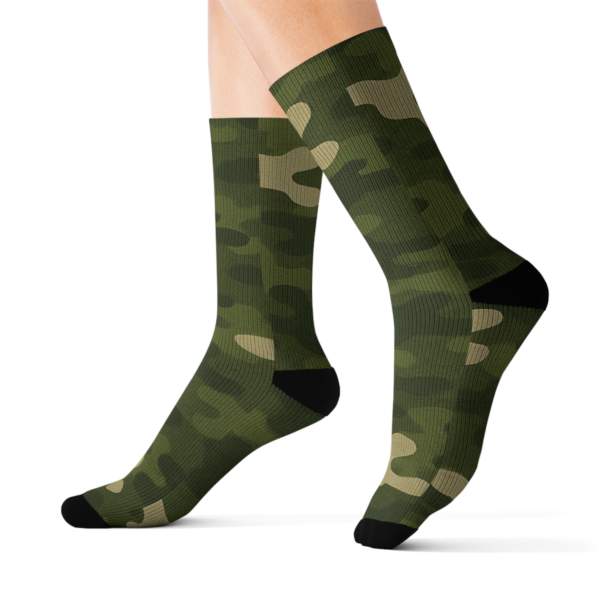 Tactical Terrain – 1 Pair Camo Crew Socks