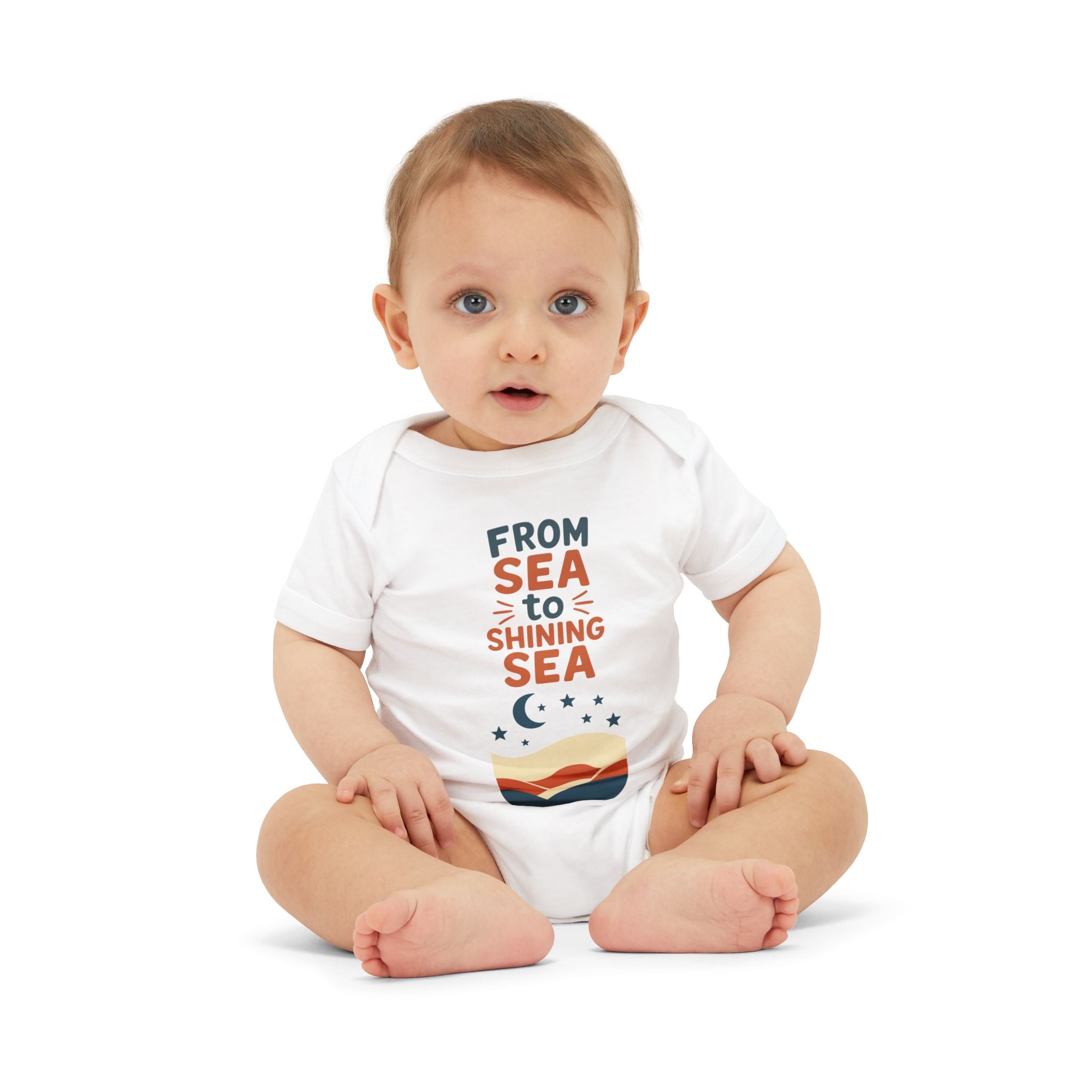 From Sea to Shining Sea – Baby Patriotic Onesie
