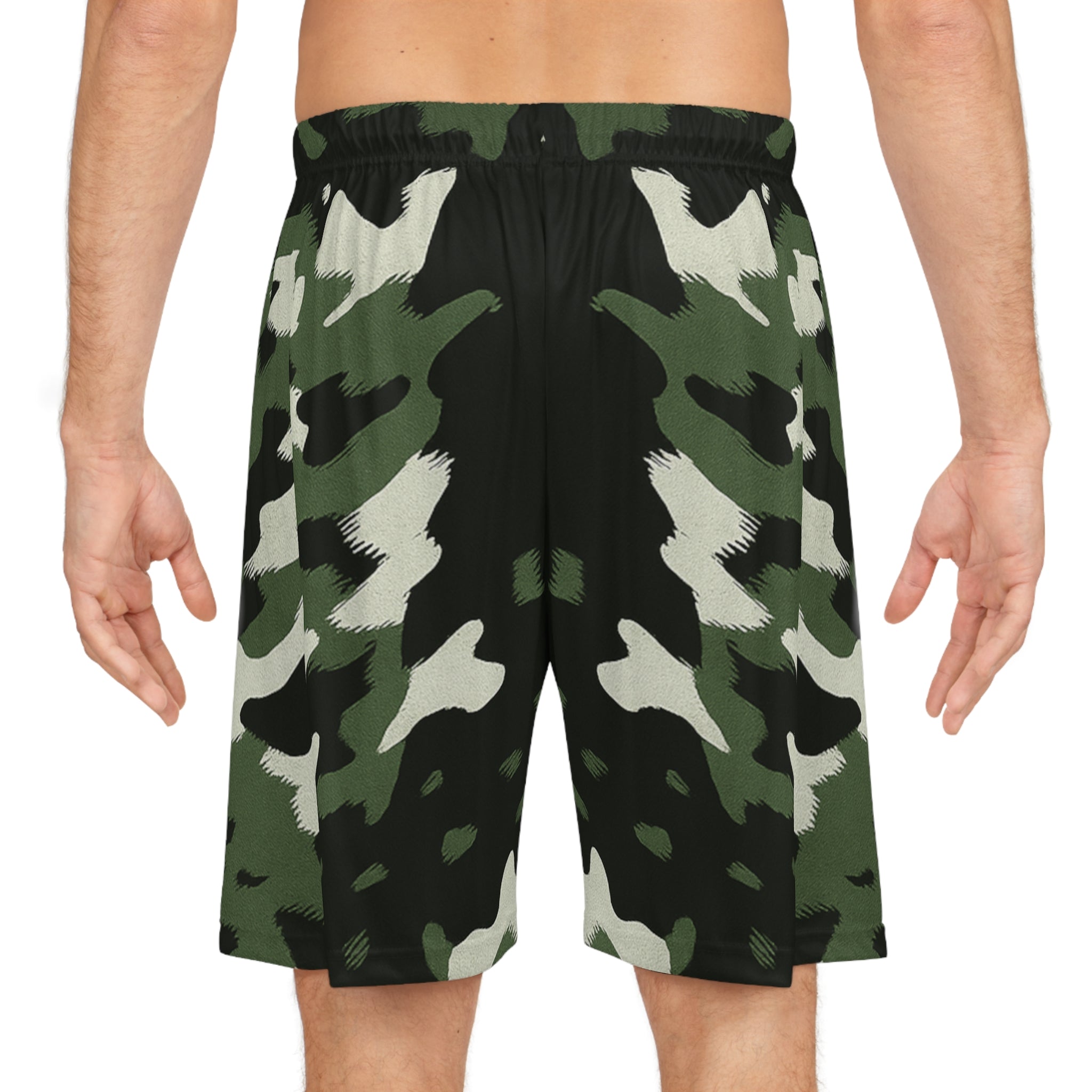 Tactical Terrain – Camo Men's Basketball Shorts