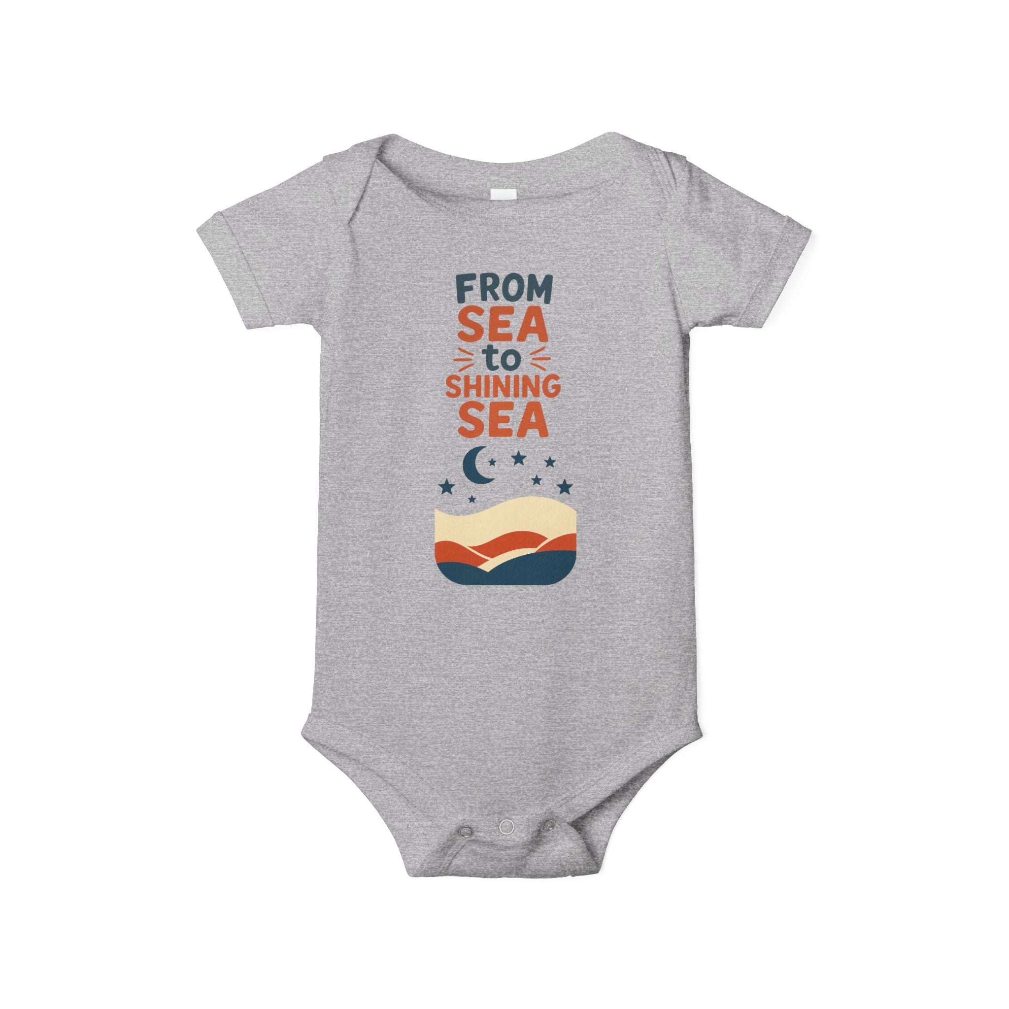 From Sea to Shining Sea – Baby Patriotic Onesie