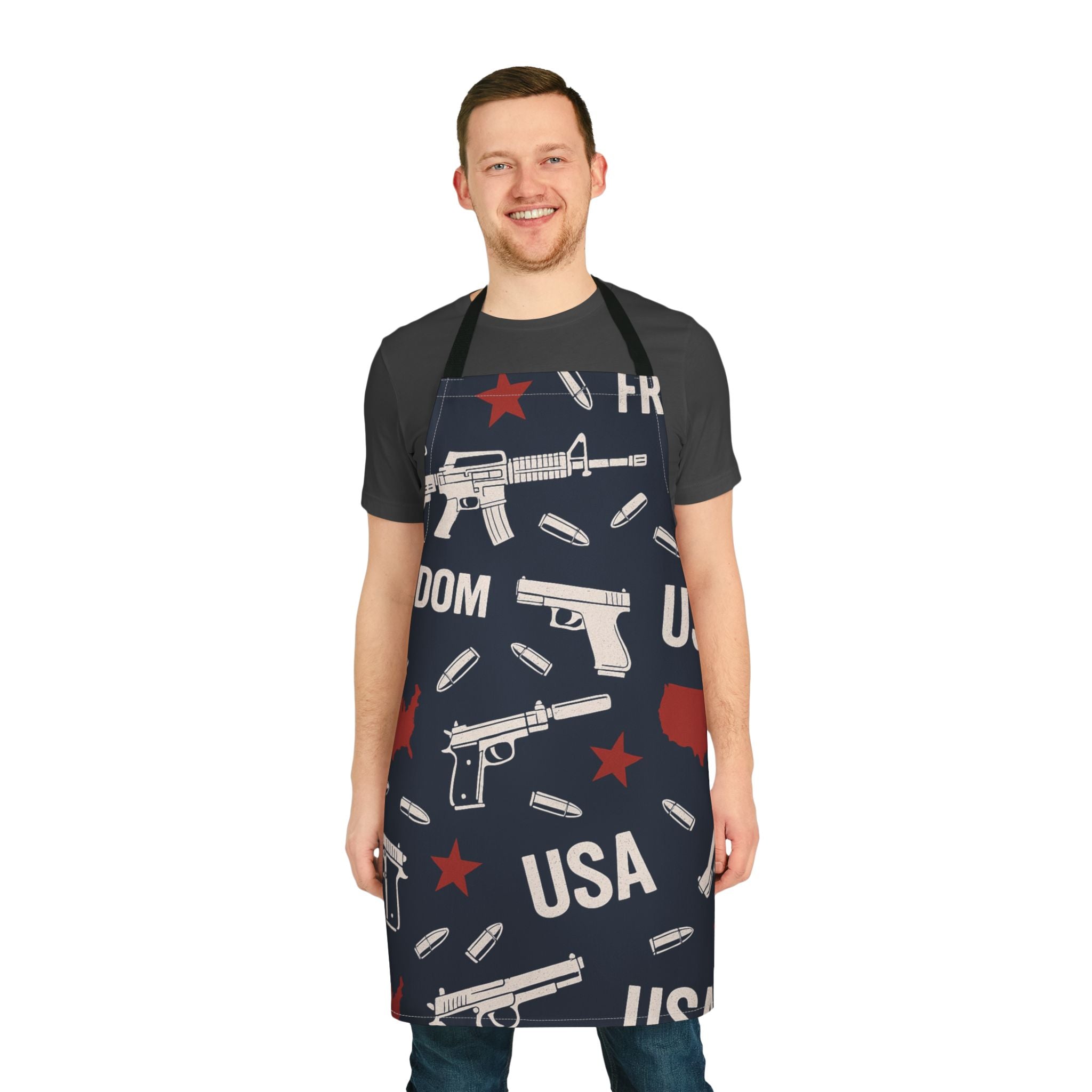 Freedom & Firepower – Patriotic BBQ Apron