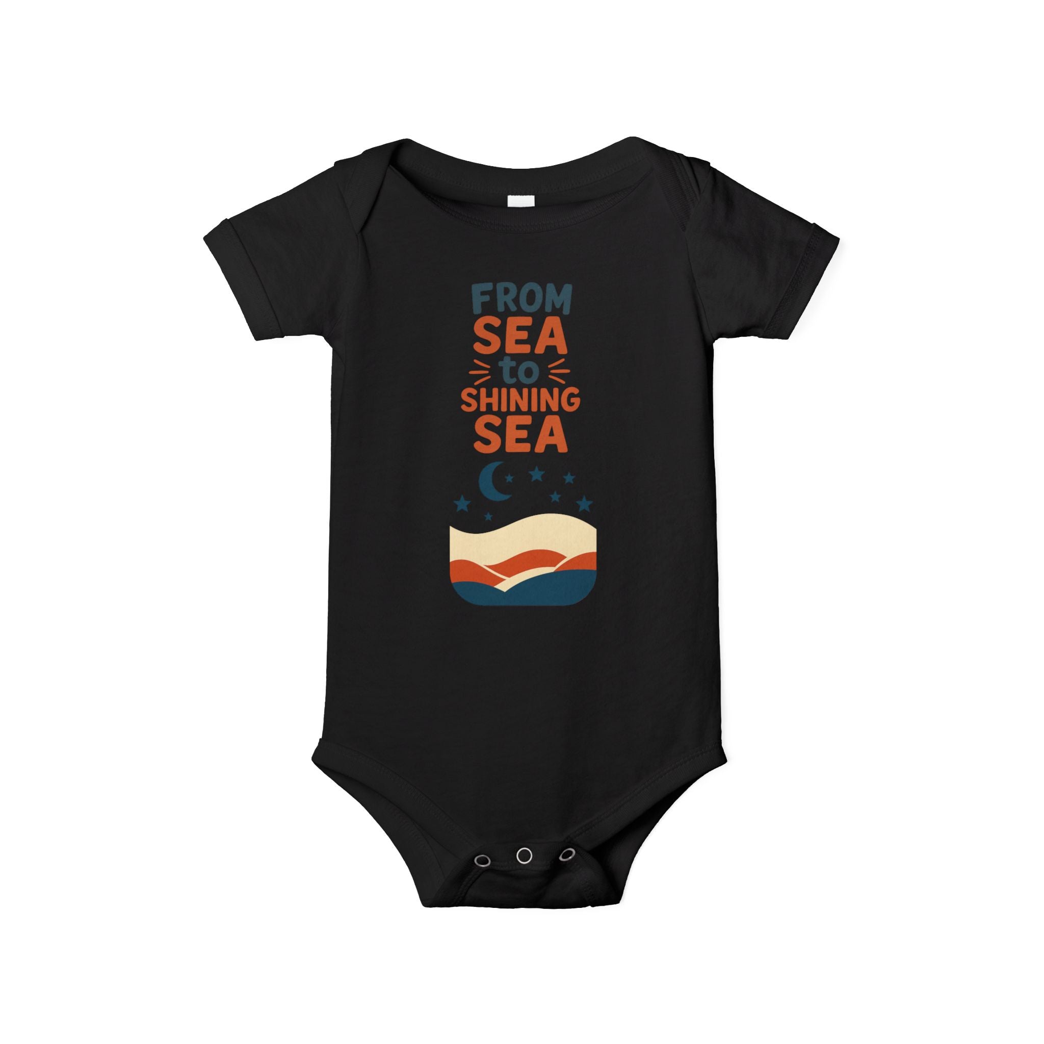 From Sea to Shining Sea – Baby Patriotic Onesie
