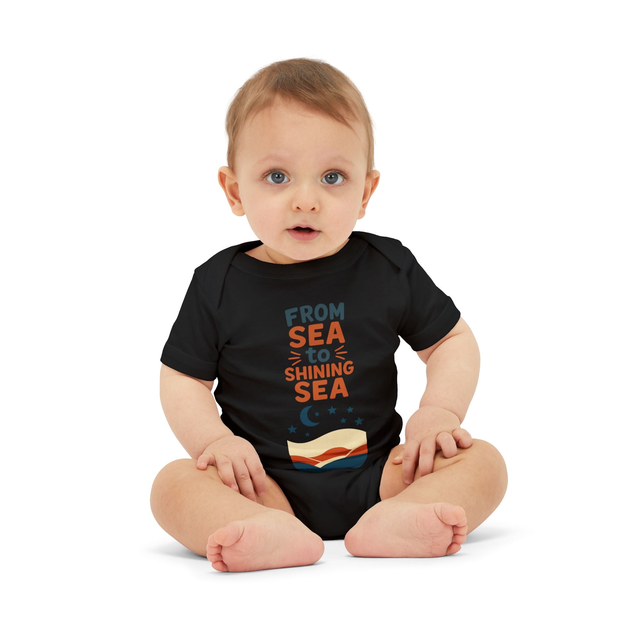 From Sea to Shining Sea – Baby Patriotic Onesie