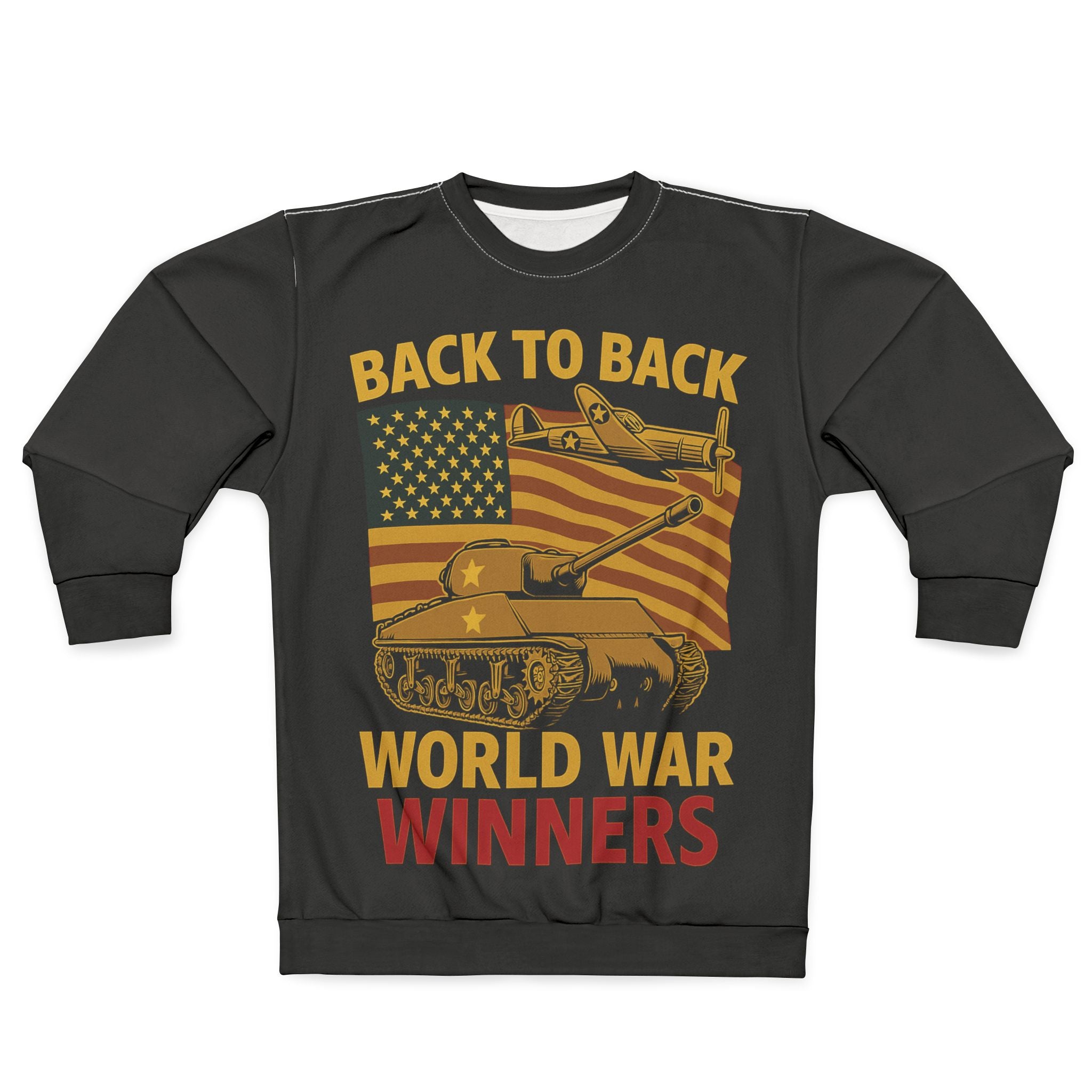 Back-to-Back World War Winners – Unisex Heritage Combat Crewneck Sweatshirt