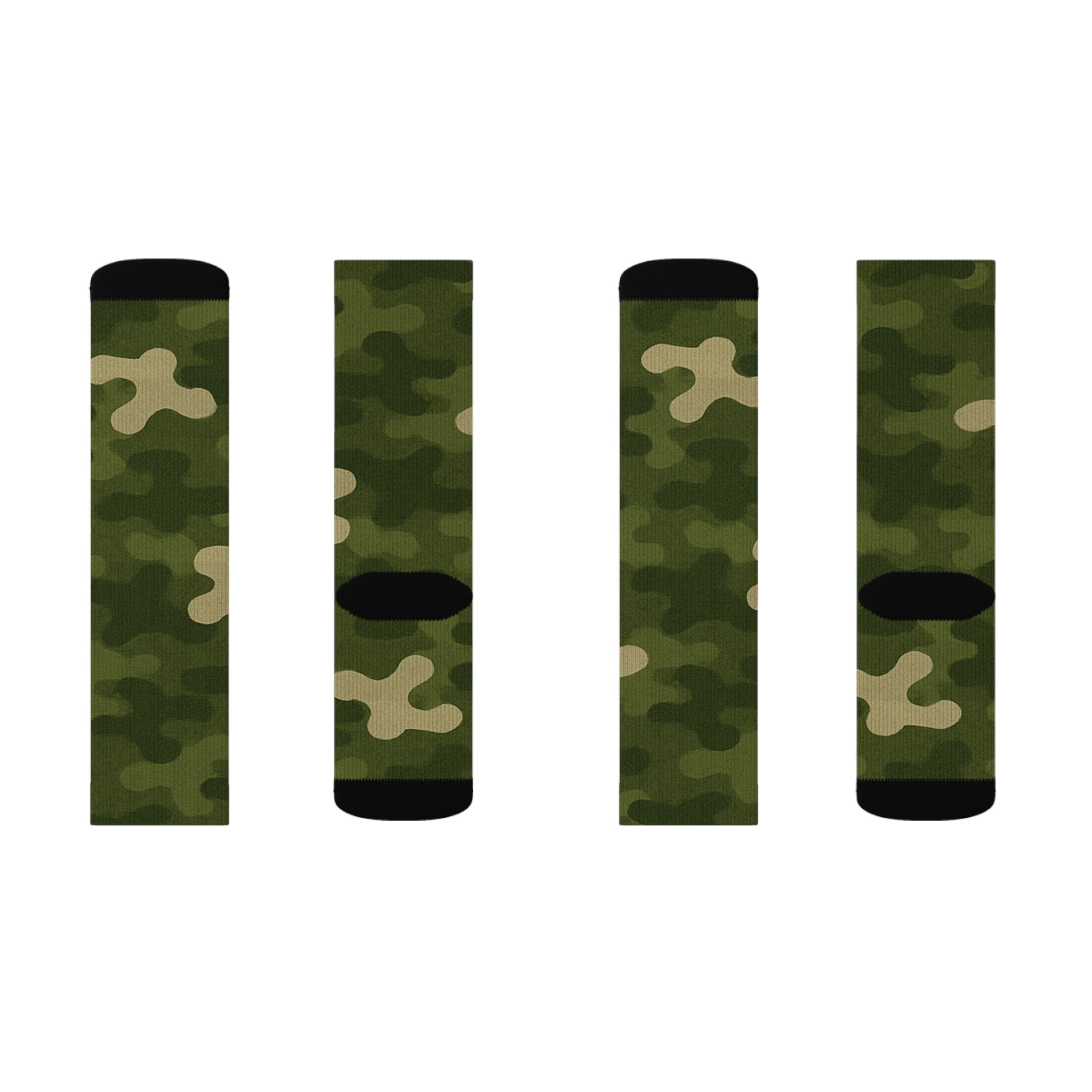 Tactical Terrain – 1 Pair Camo Crew Socks