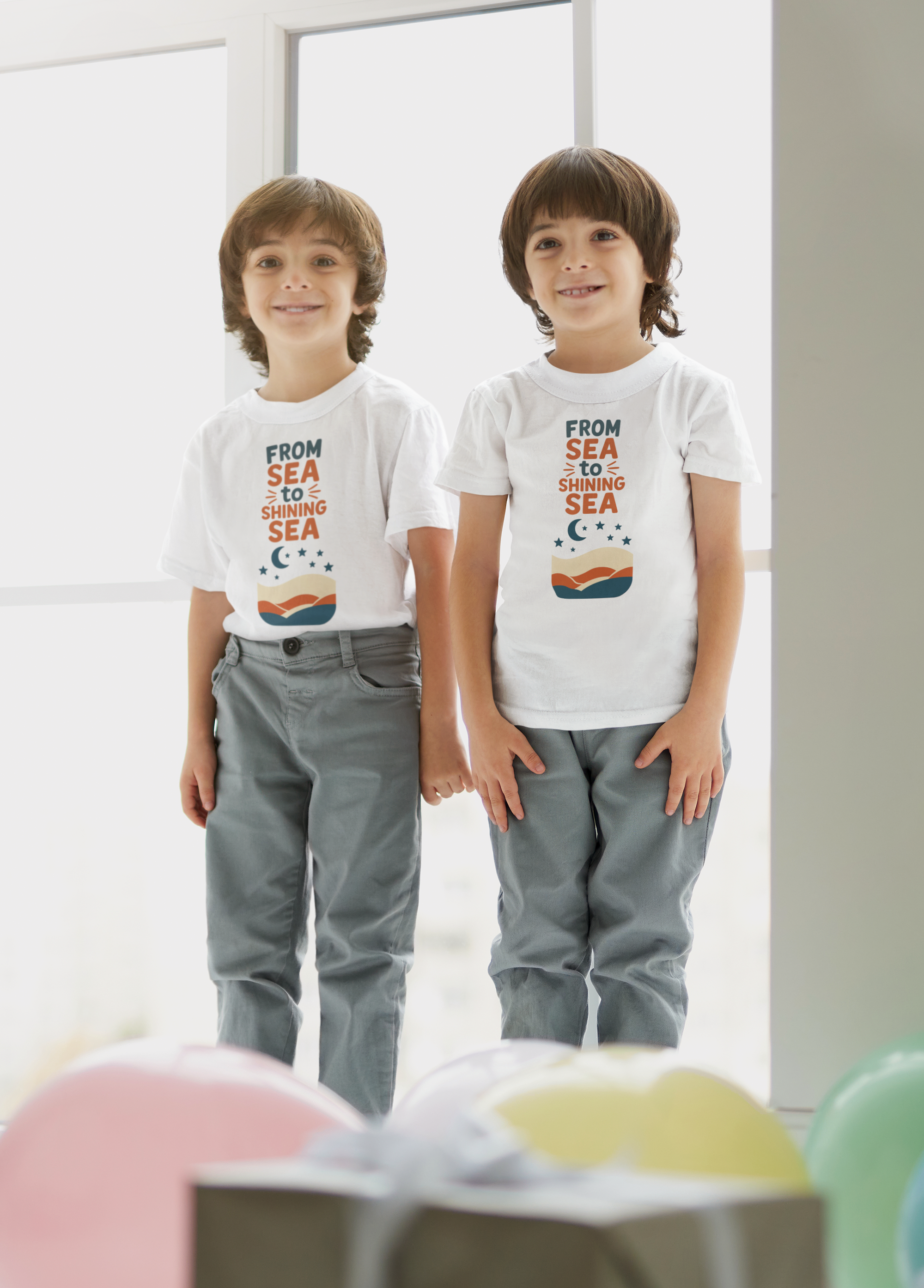 Sea to Shining Sea – Unisex Toddler Patriotic Tee