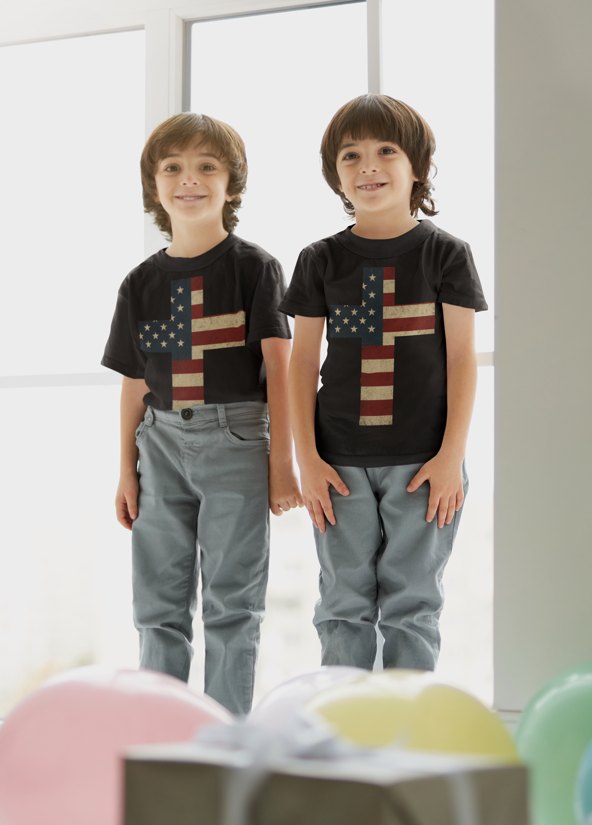 Blessed & Bold – Unisex Toddler Patriotic Faith Tee