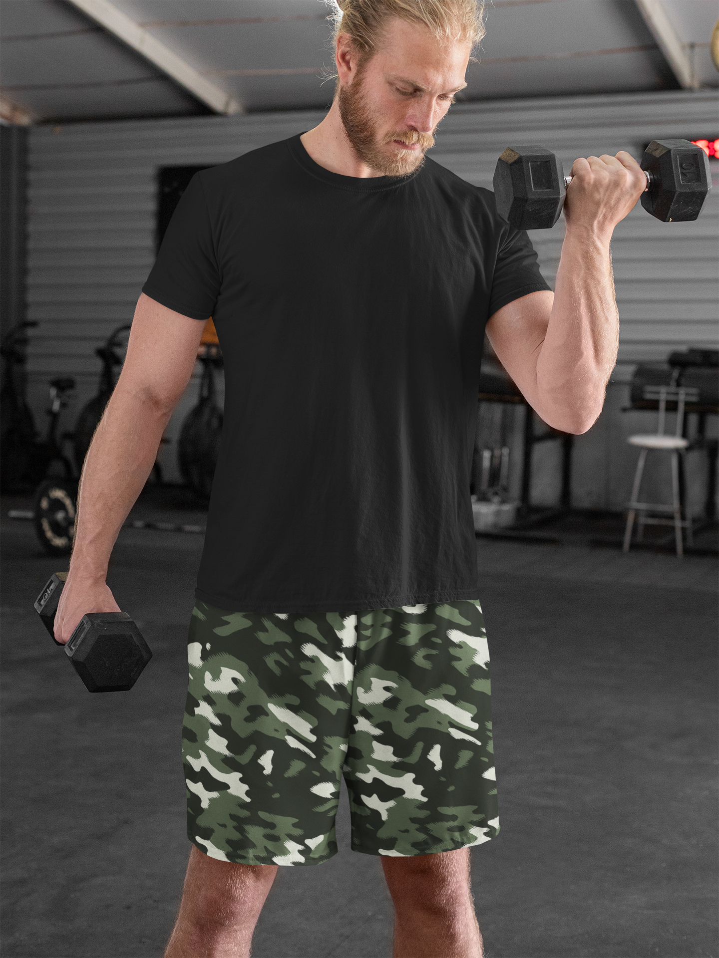 Tactical Terrain – Camo Men's Basketball Shorts