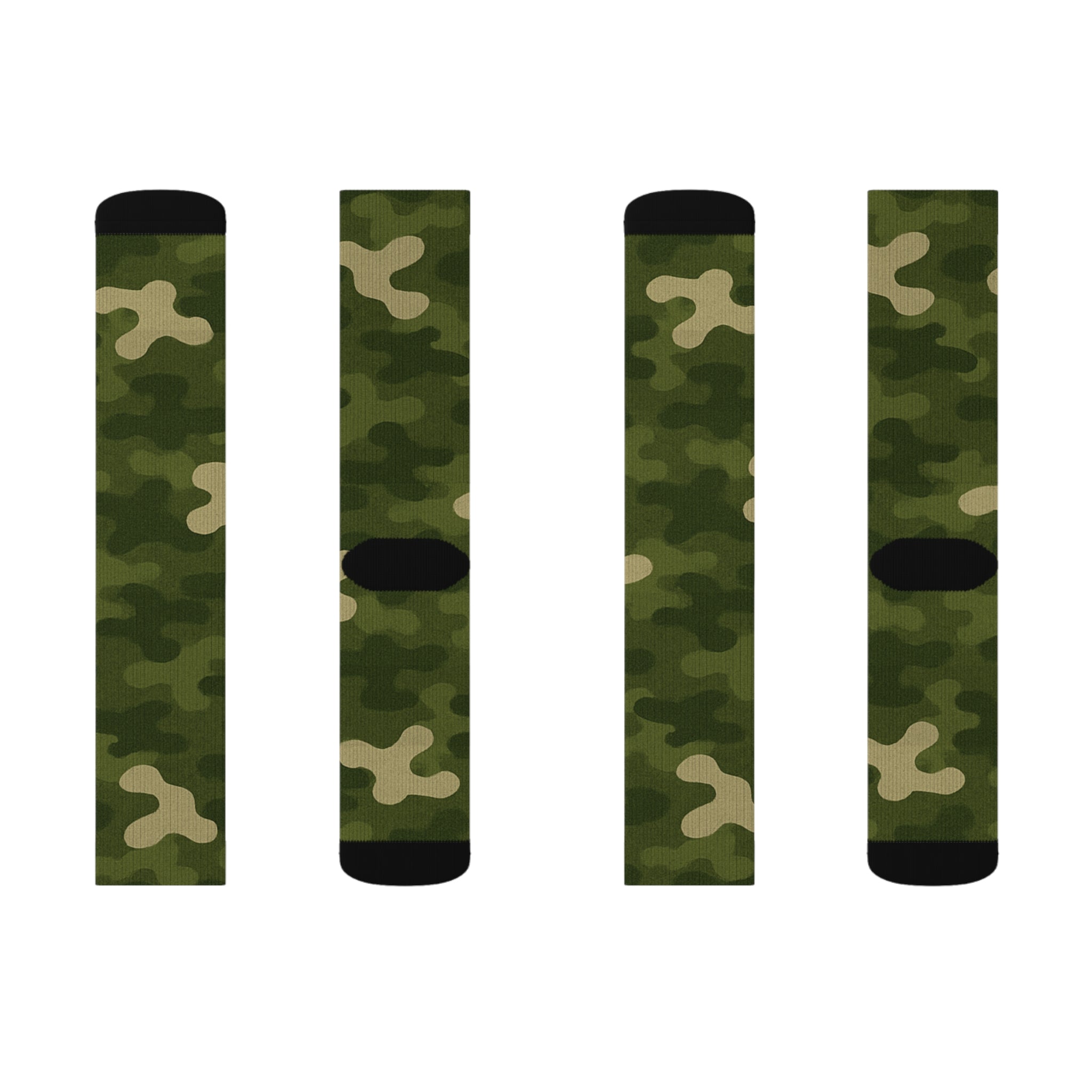 Tactical Terrain – 1 Pair Camo Crew Socks