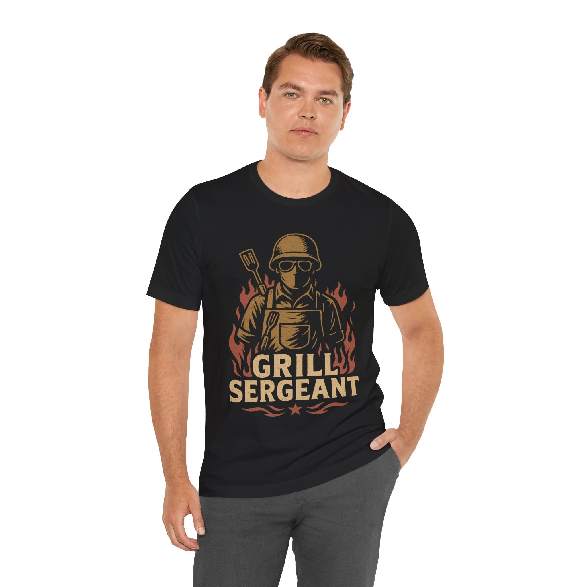 Grill Sergeant – Backyard BBQ Commander Tee