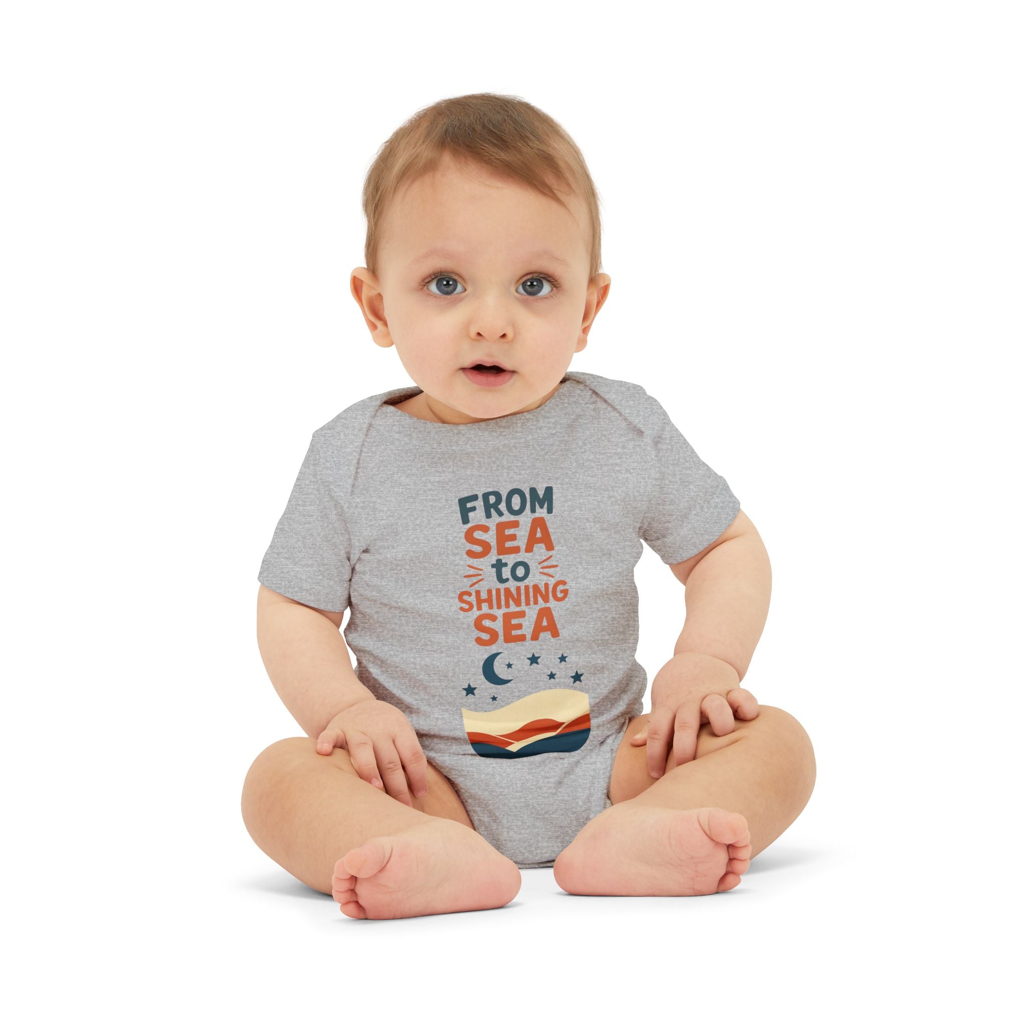 From Sea to Shining Sea – Baby Patriotic Onesie