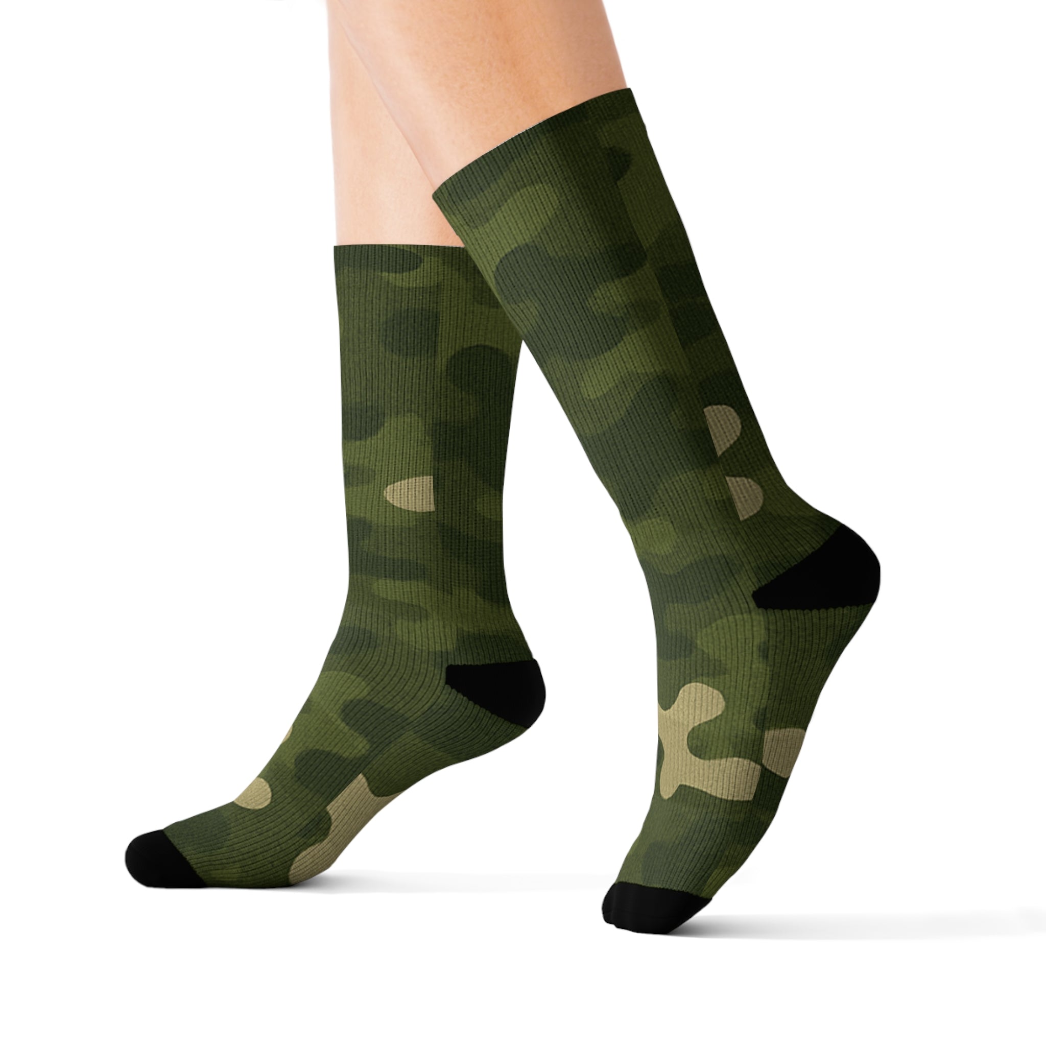 Tactical Terrain – 1 Pair Camo Crew Socks