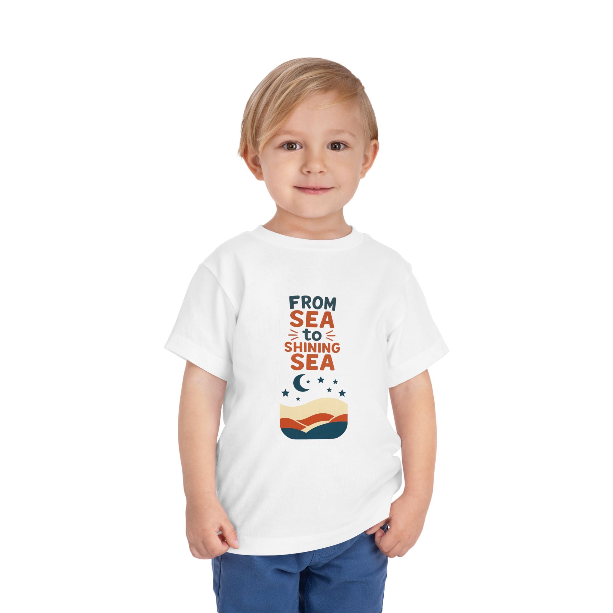 Sea to Shining Sea – Unisex Toddler Patriotic Tee