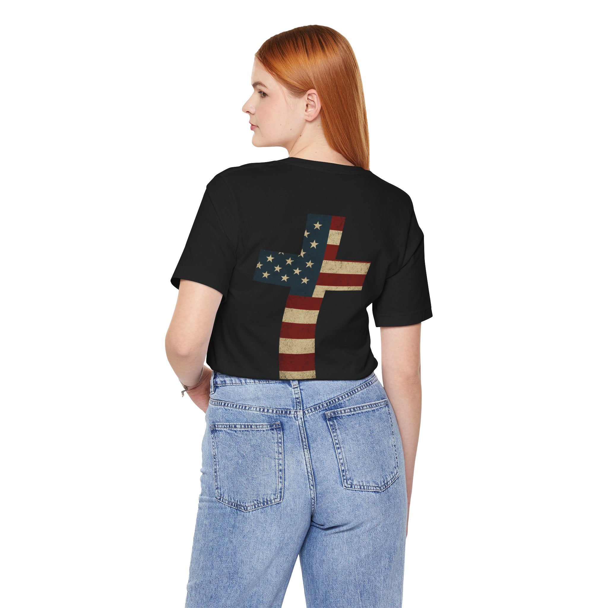 Faith American Flag Cross Unisex Tee