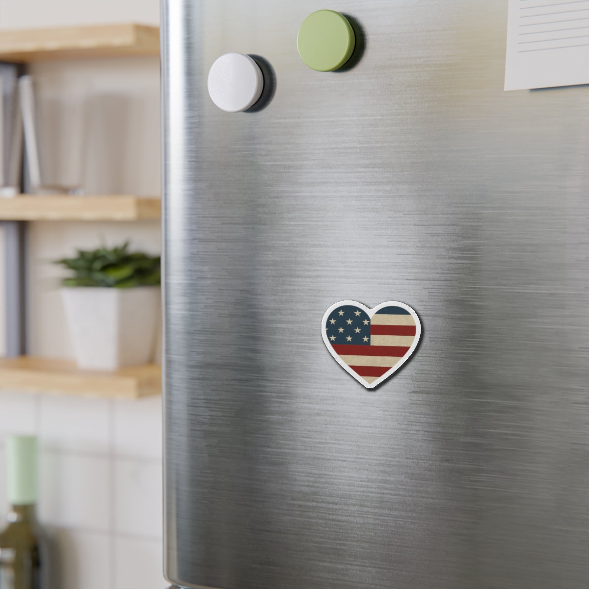 Heart of America – Vintage Flag Magnet