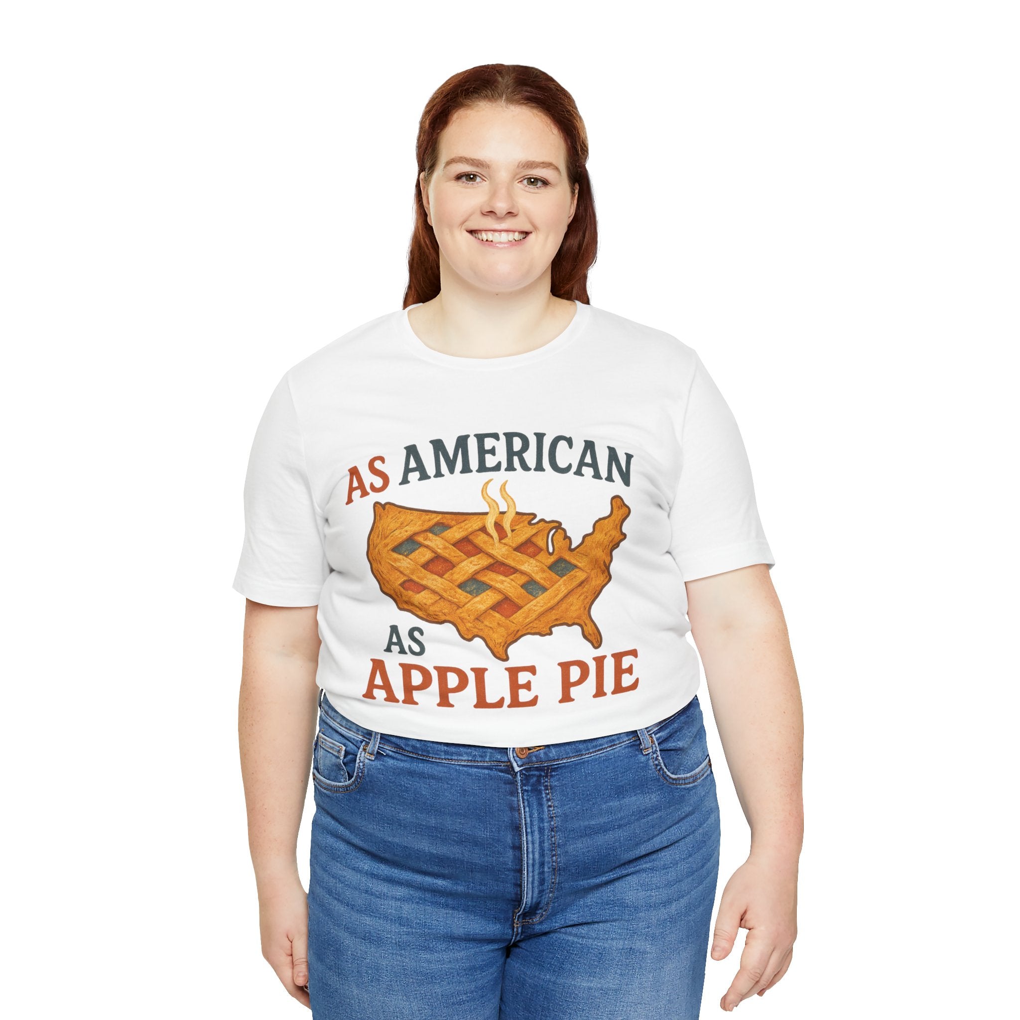 As American As Apple Pie – Patriotic Unisex Tee